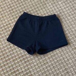 Aritzia Cozy Sweatfleece Perfect Hi-Rise Mini Short - 2XS - Black - WORN ONCE